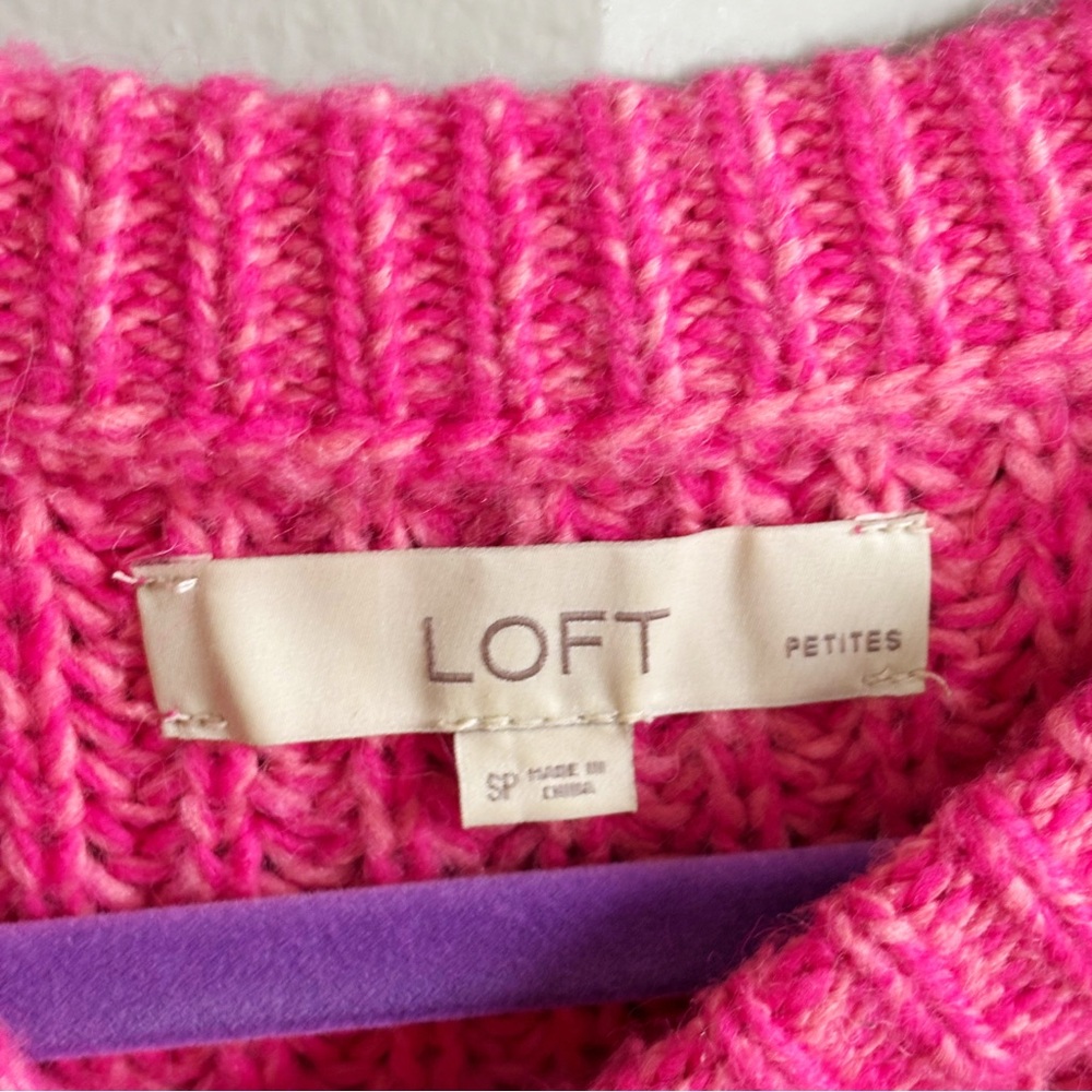 Loft Petite Ribbed Sweater - Picture 4 of 6
